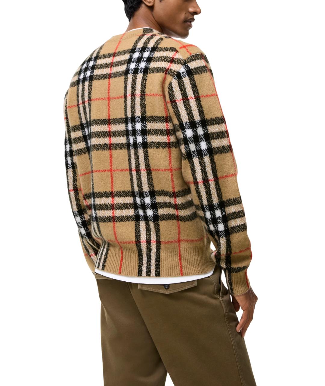 BURBERRY Бежевый кашемировый джемпер / свитер, фото 3