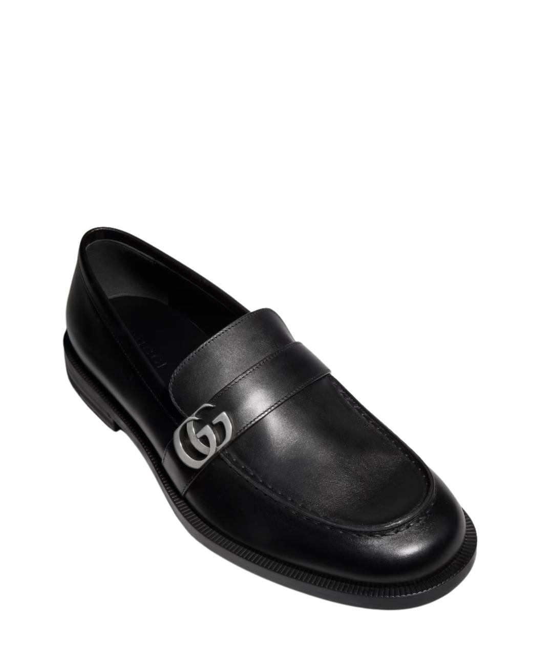 GUCCI Черные кожаные лоферы, фото 2