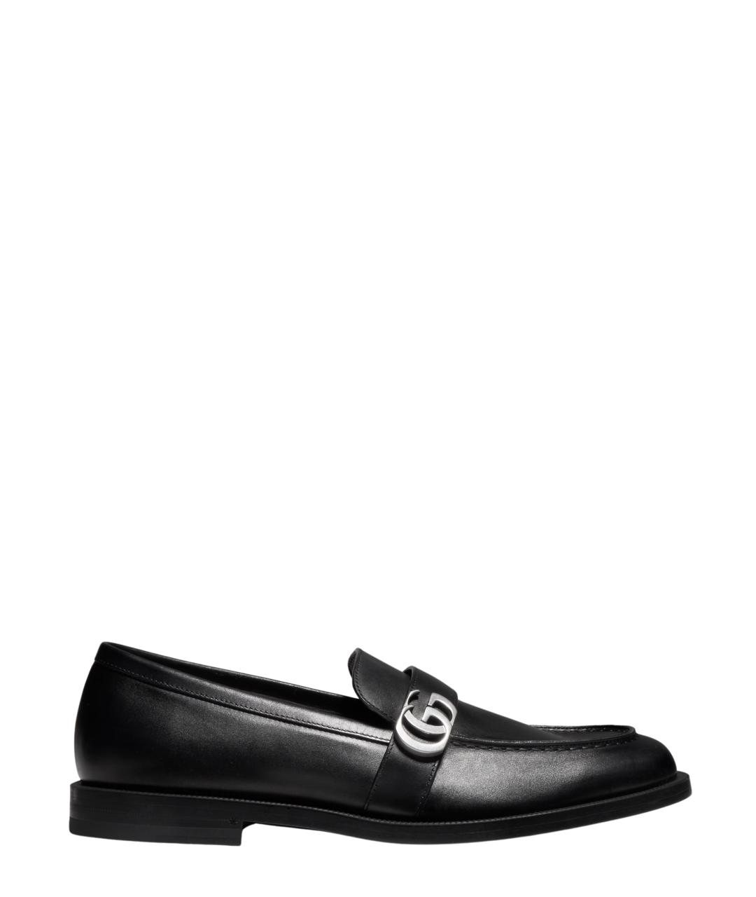 GUCCI Черные кожаные лоферы, фото 6