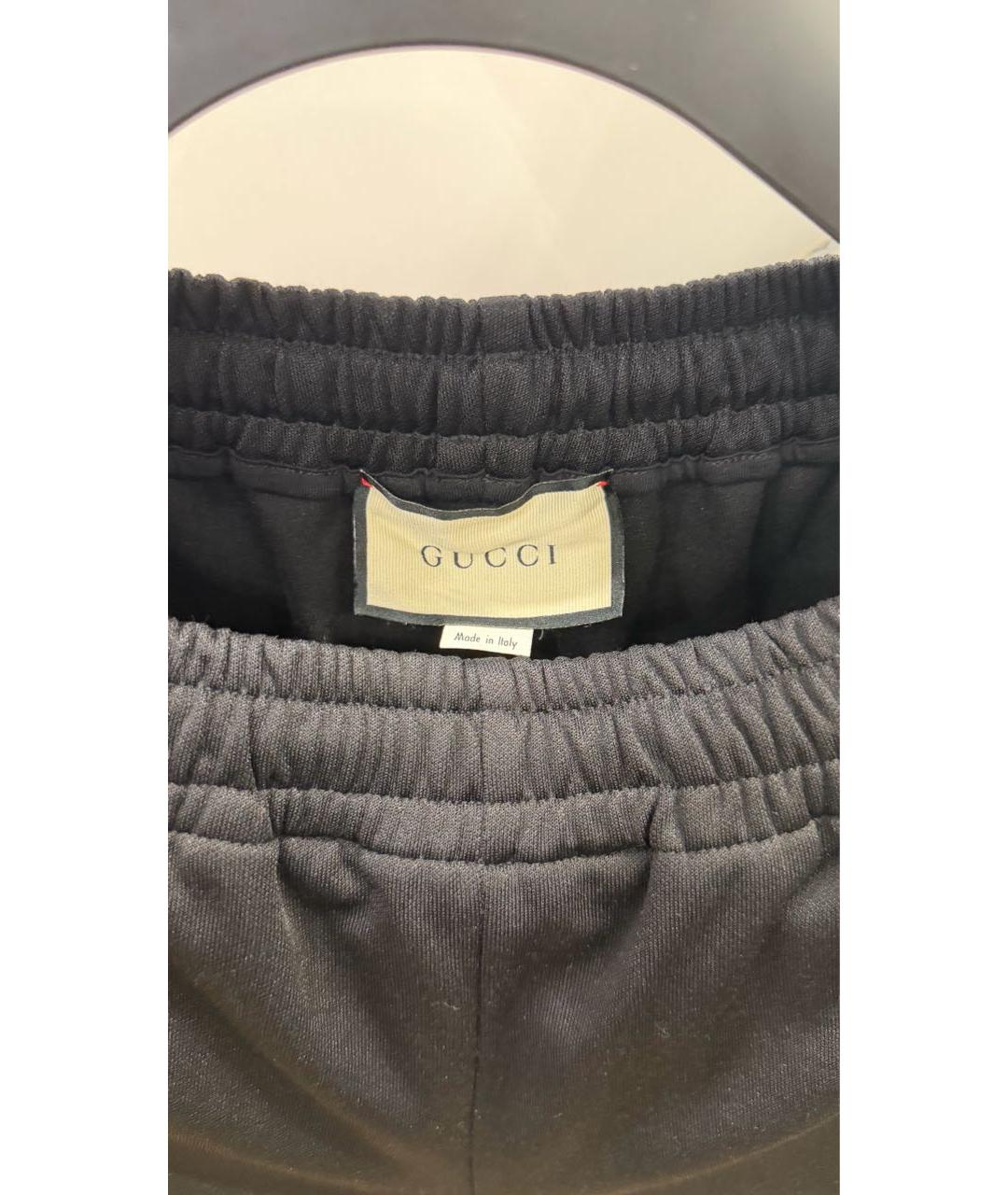 GUCCI Черный полиэстеровый спортивный костюм, фото 3