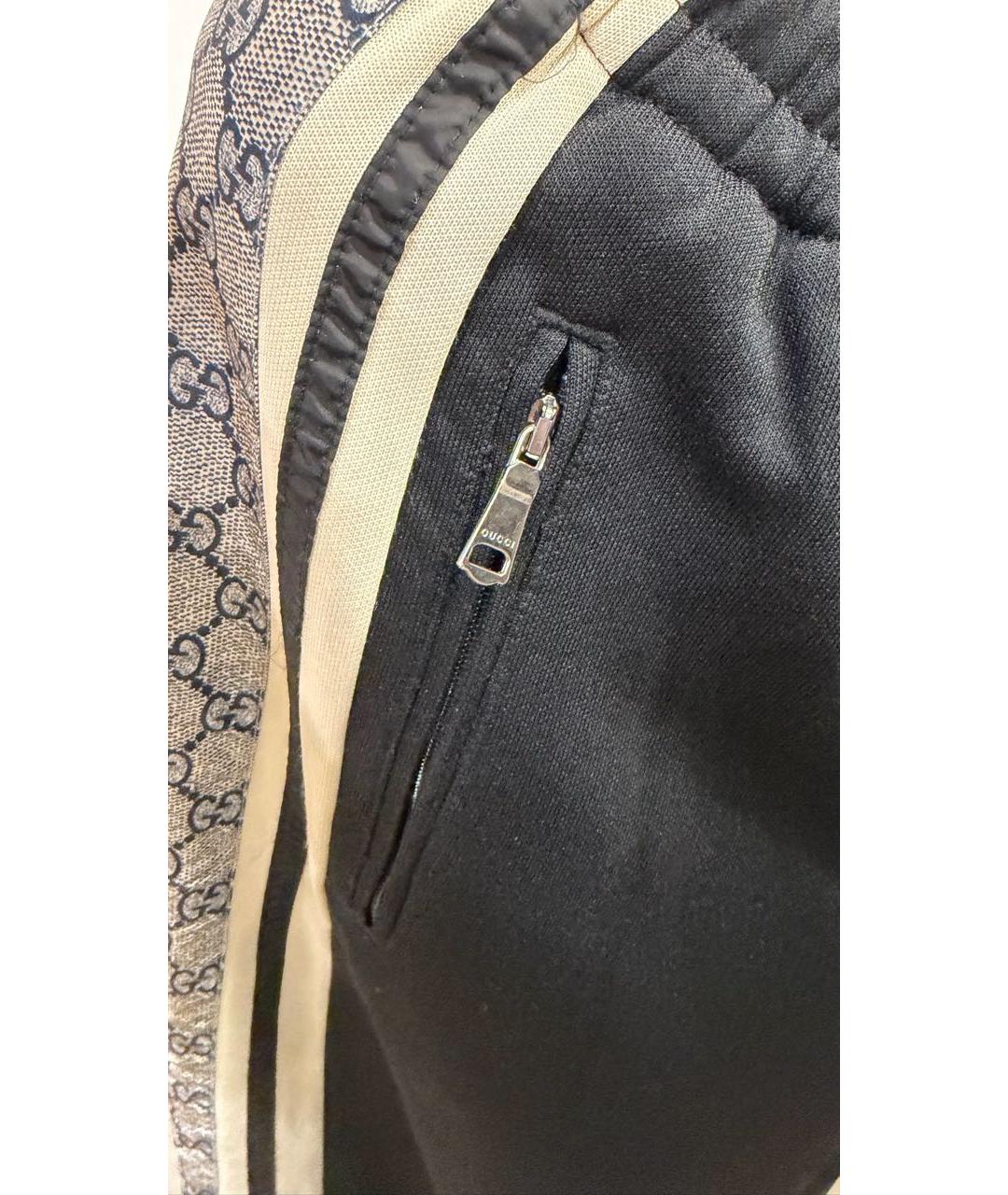 GUCCI Черный полиэстеровый спортивный костюм, фото 4
