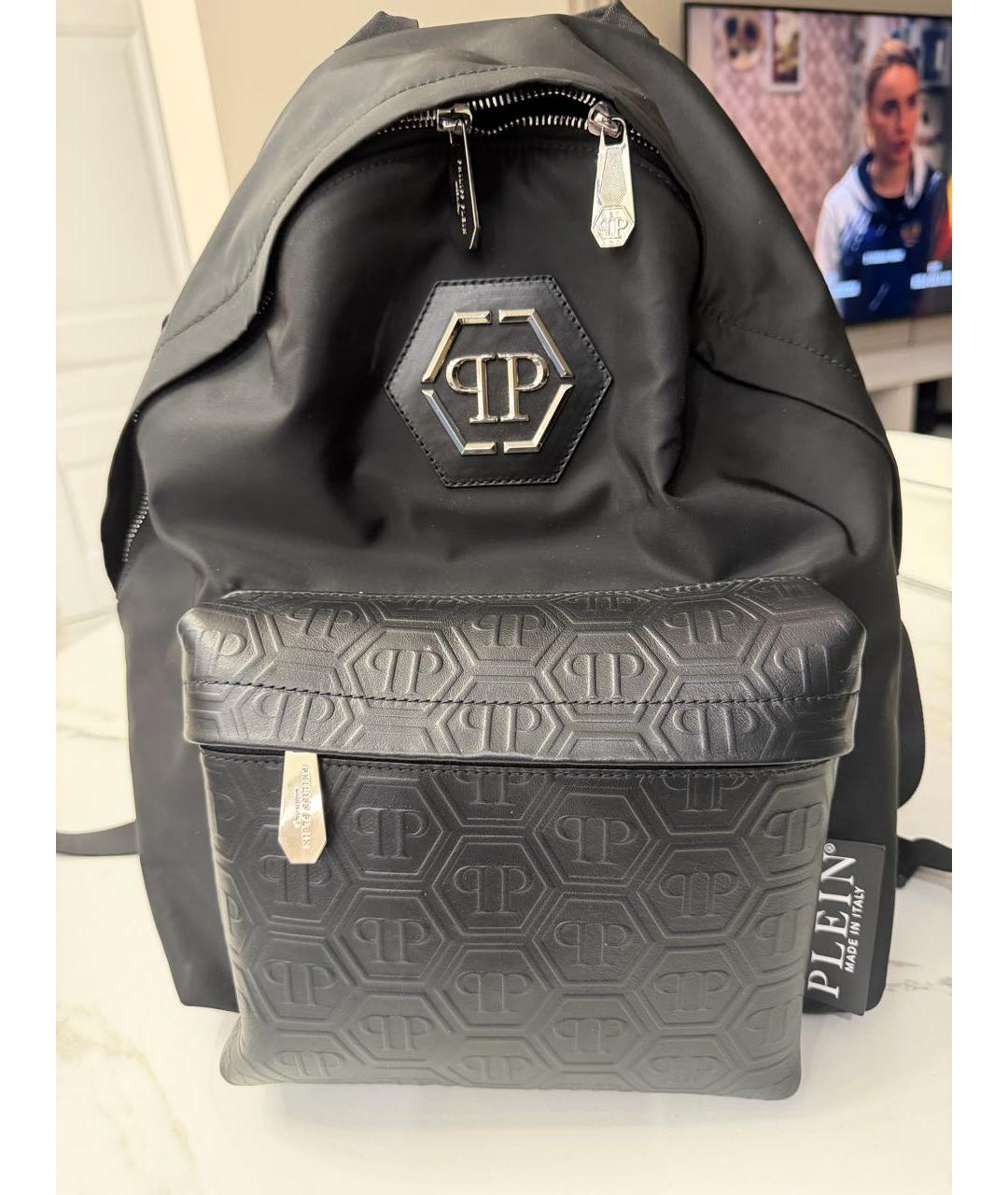 PHILIPP PLEIN Черный рюкзак, фото 5