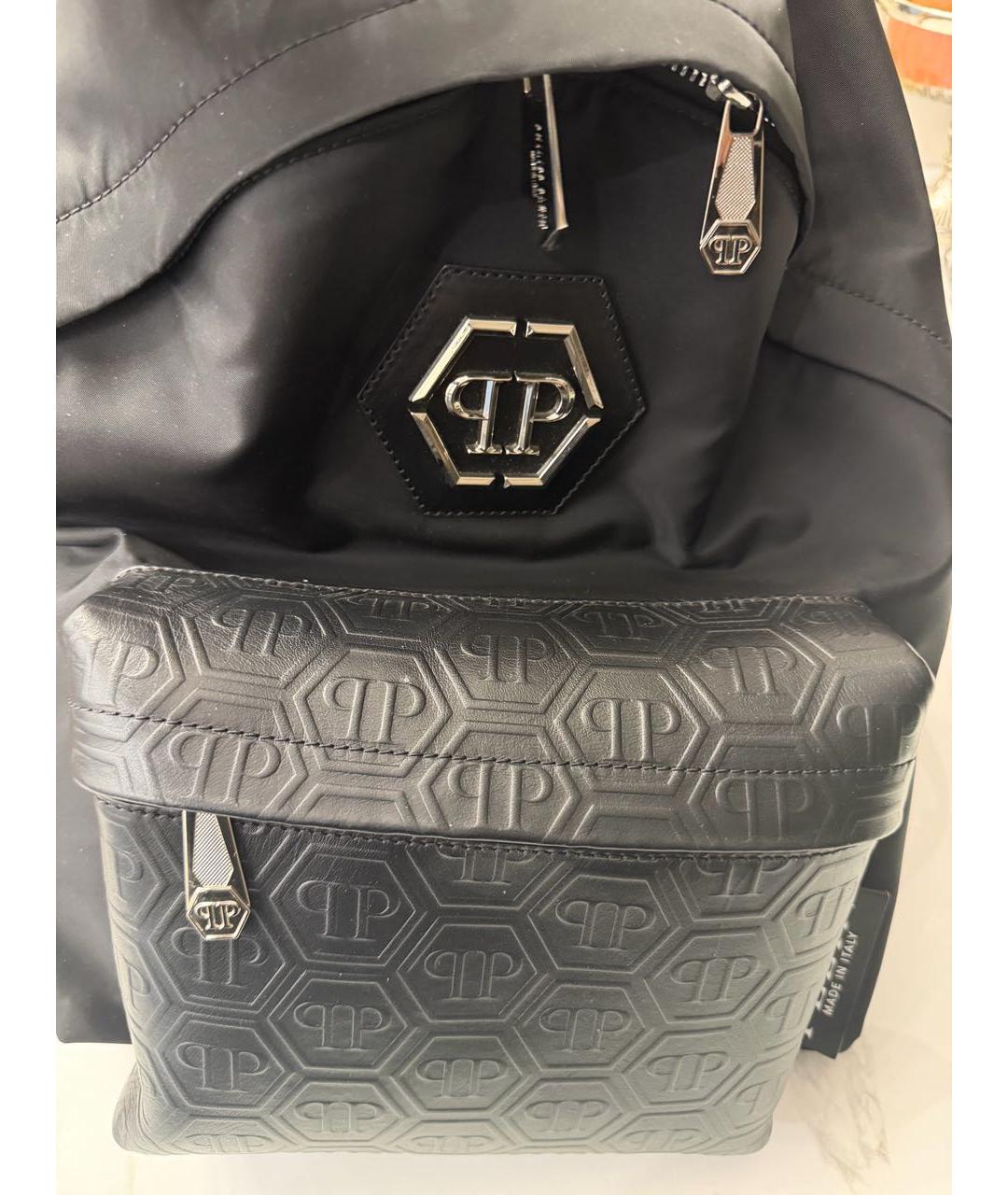 PHILIPP PLEIN Черный рюкзак, фото 3