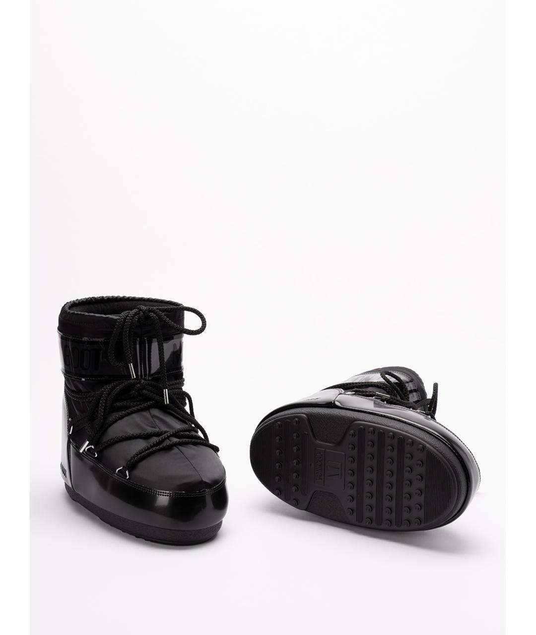 MOON BOOT Черные синтетические ботинки, фото 4