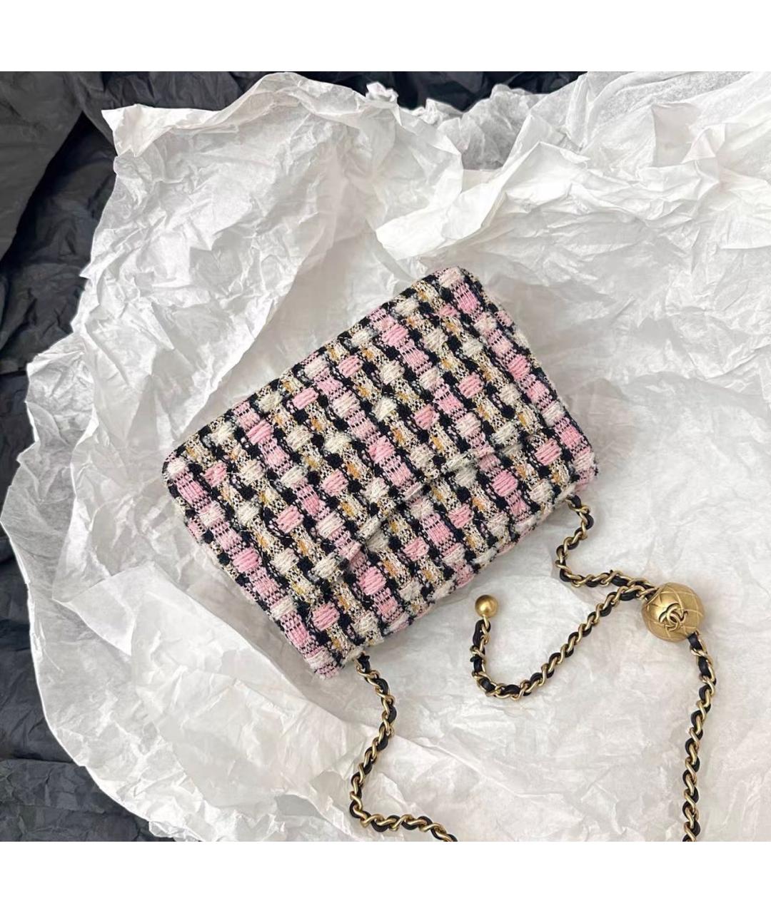 CHANEL Мульти твидовая сумка через плечо, фото 4