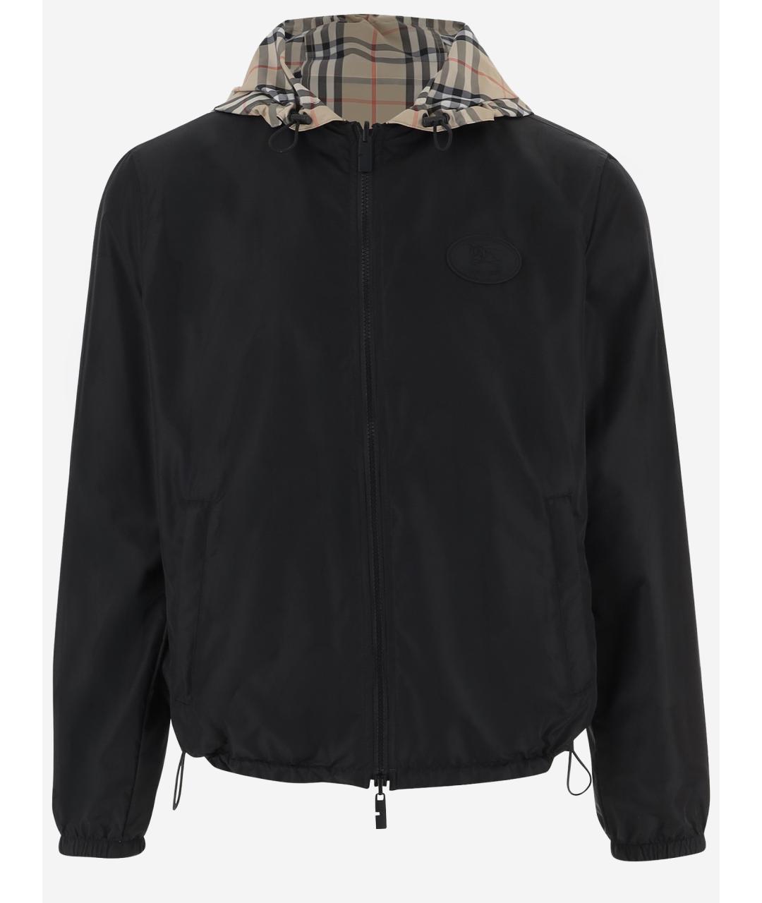 BURBERRY Бежевая нейлоновая куртка, фото 4