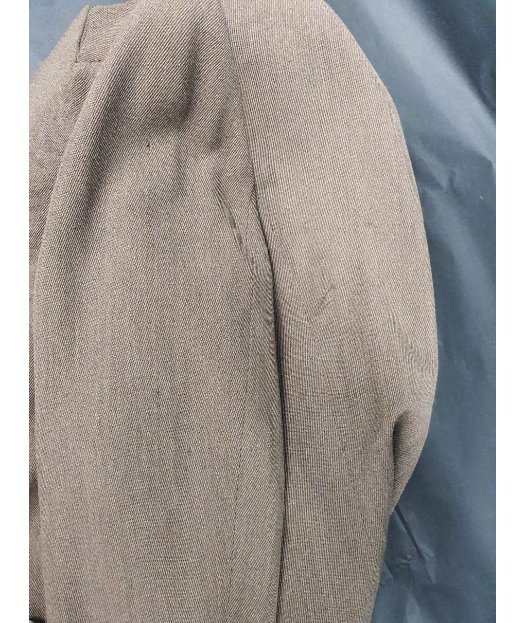 RALPH LAUREN Коричневый шерстяной жакет/пиджак, фото 8