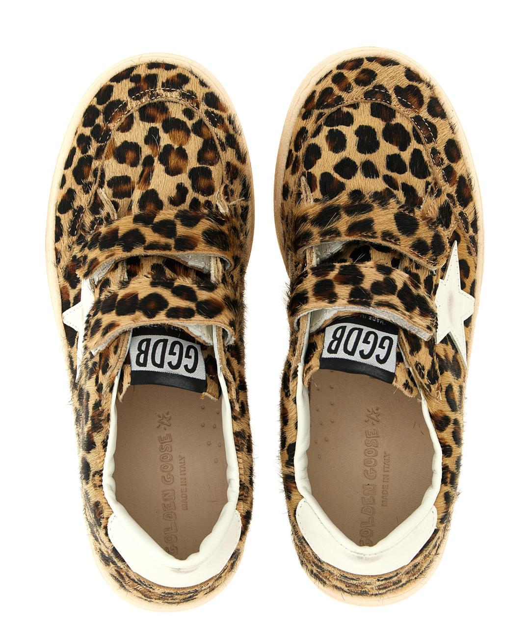 GOLDEN GOOSE Коричневые кожаные кеды, фото 3