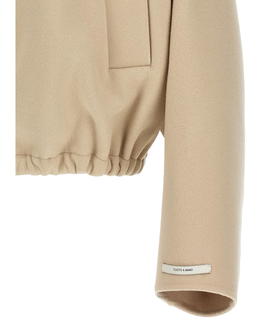 SPORTMAX Бежевая куртка, фото 5