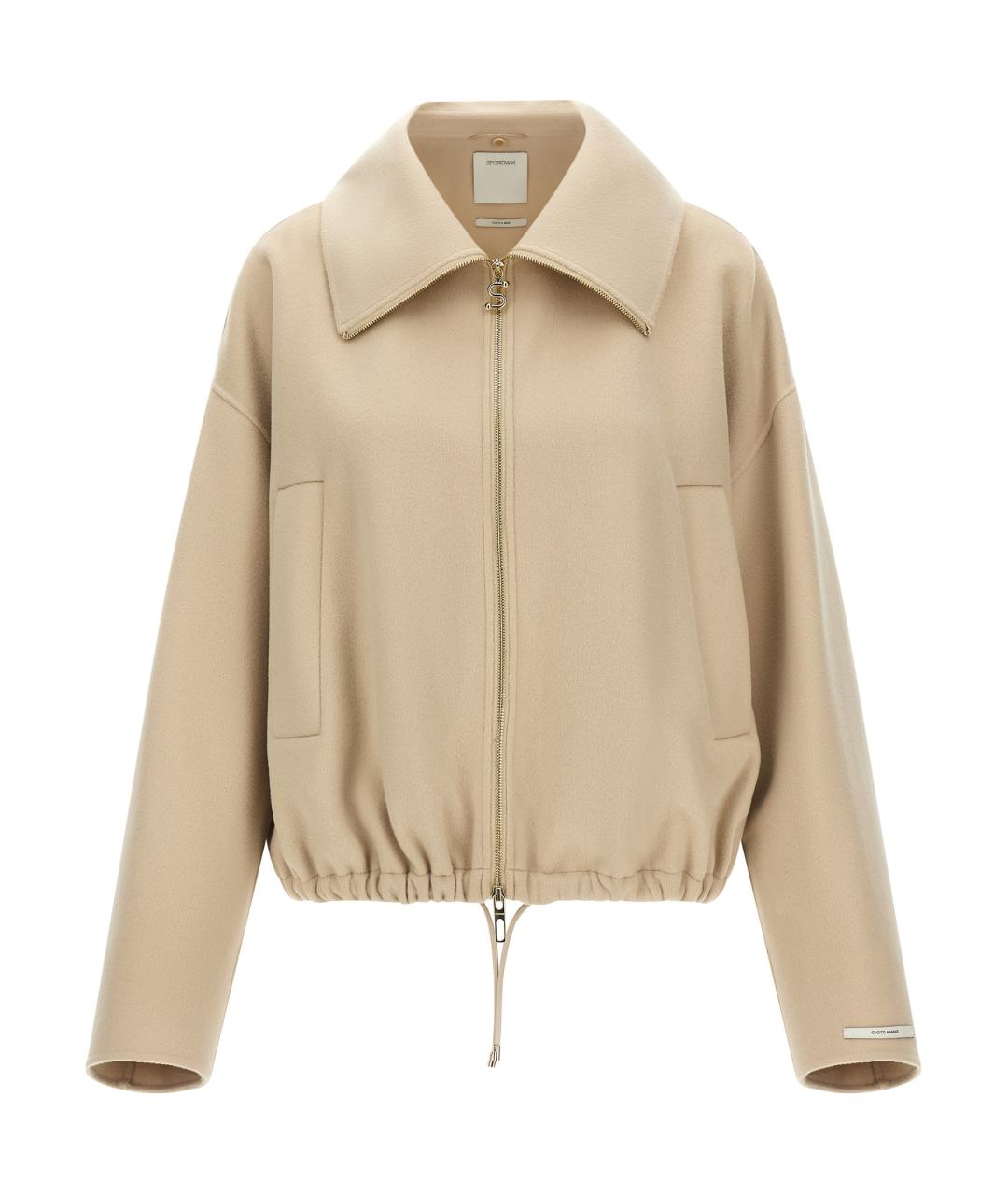 SPORTMAX Бежевая куртка, фото 2
