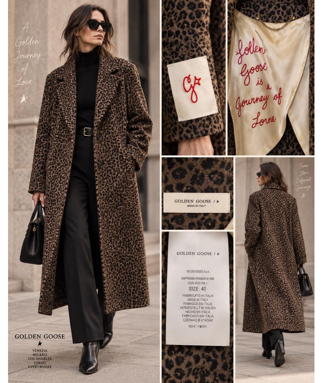 GOLDEN GOOSE Шерстяное пальто, фото 7