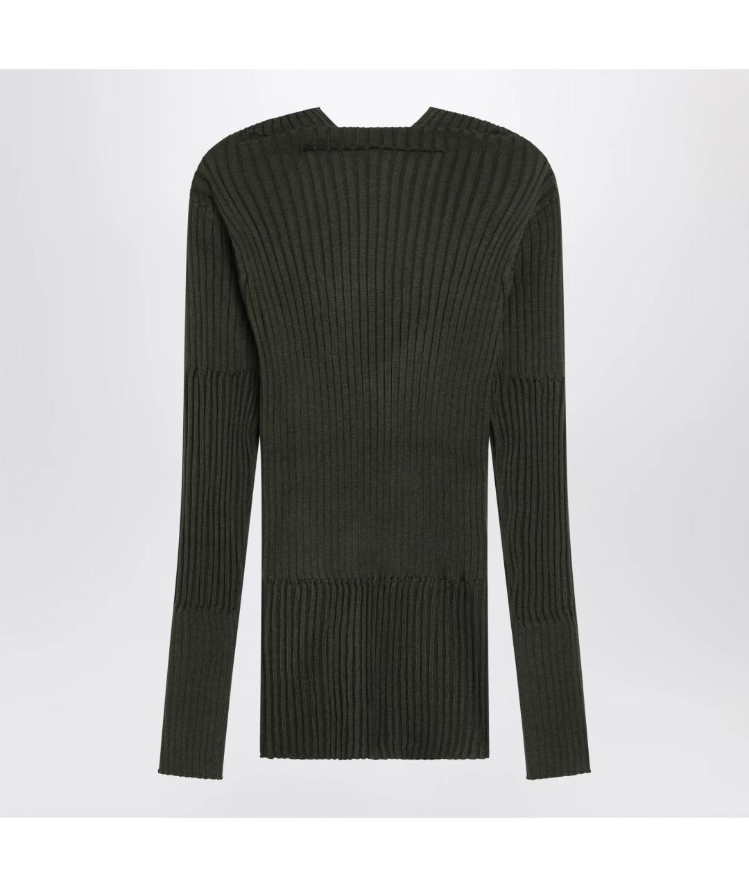 BOTTEGA VENETA Зеленый кашемировый джемпер / свитер, фото 2