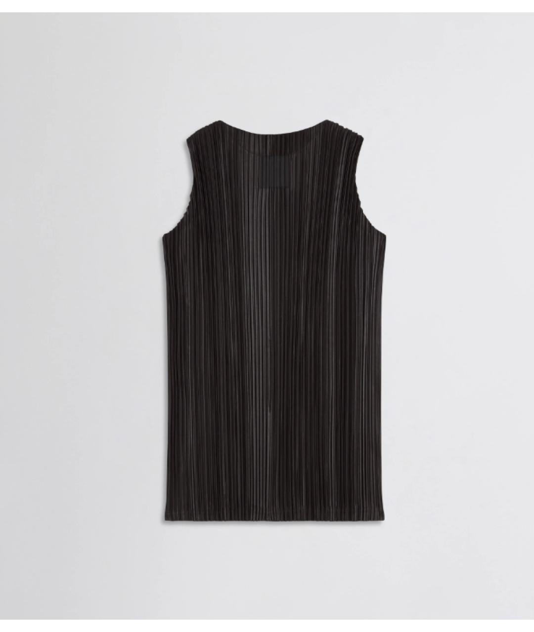 PHOEBE PHILO Черная полиэстеровая майка, фото 2