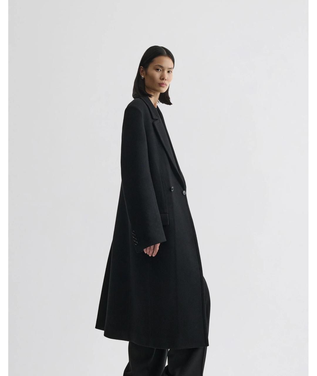 PHOEBE PHILO Черное шерстяное пальто, фото 4