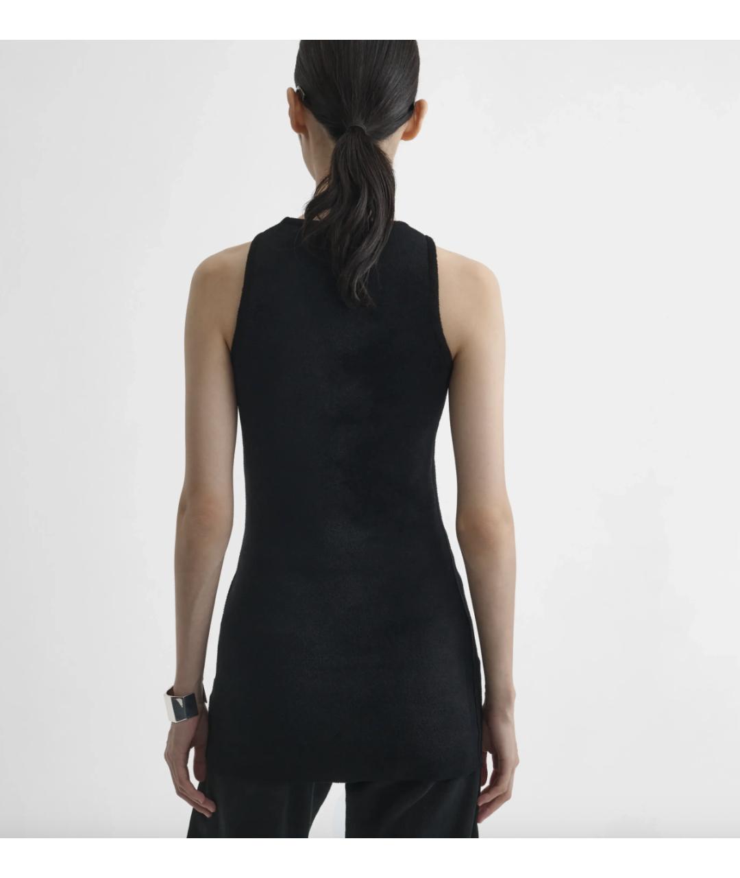 PHOEBE PHILO Черная шерстяная майка, фото 6