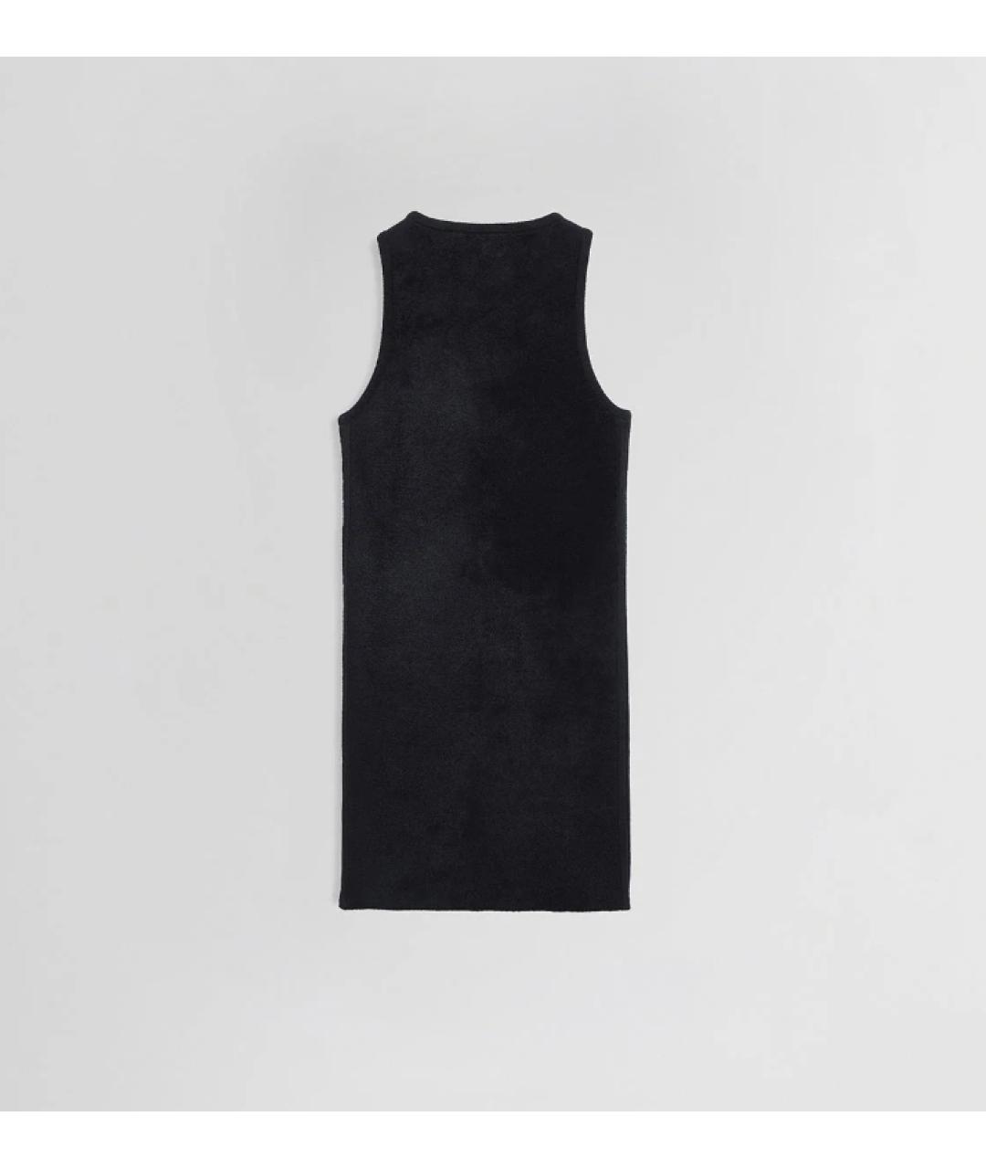 PHOEBE PHILO Черная шерстяная майка, фото 2