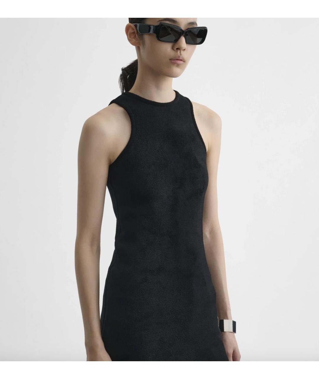 PHOEBE PHILO Черная шерстяная майка, фото 4