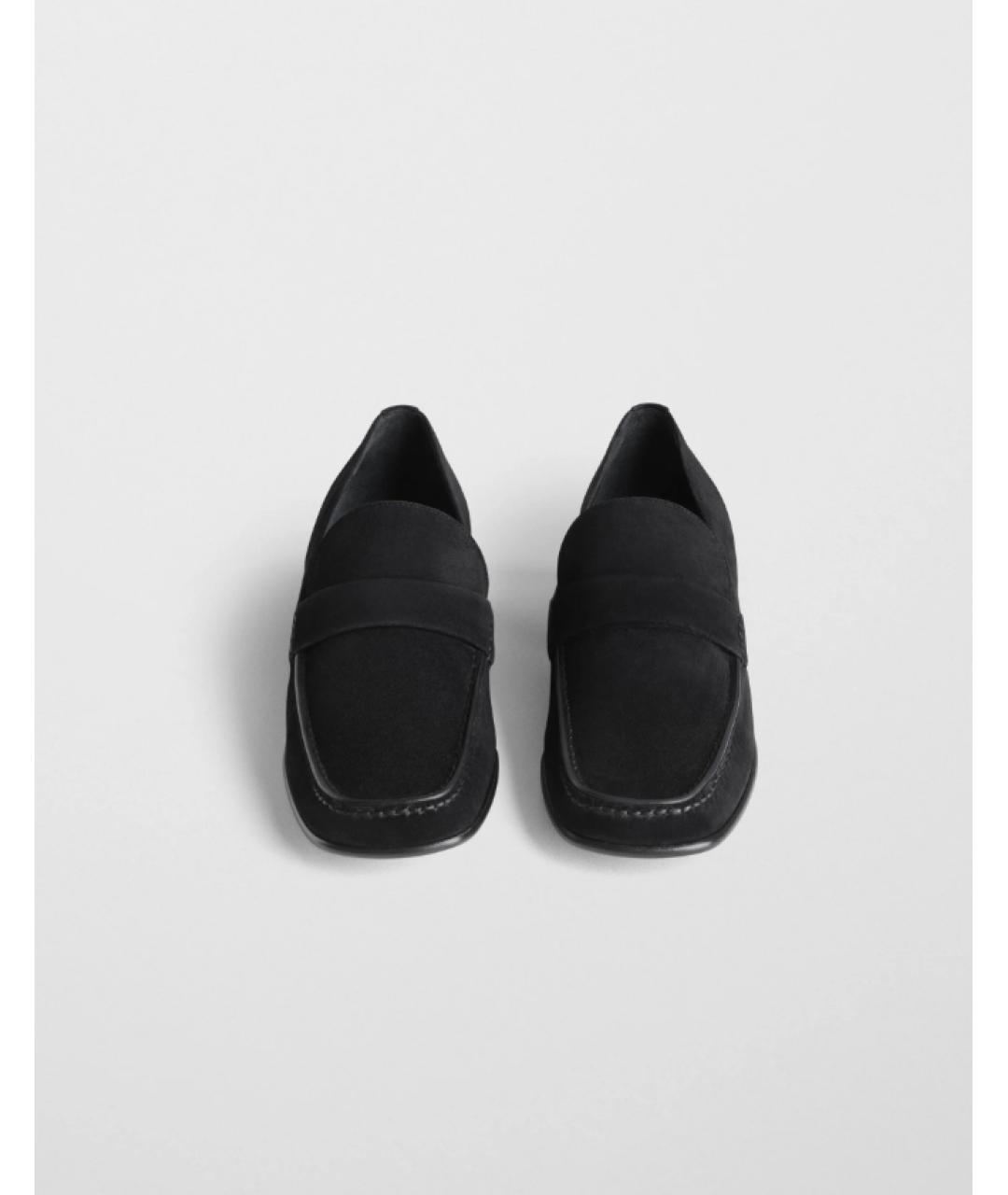 PHOEBE PHILO Черные замшевые лоферы, фото 2