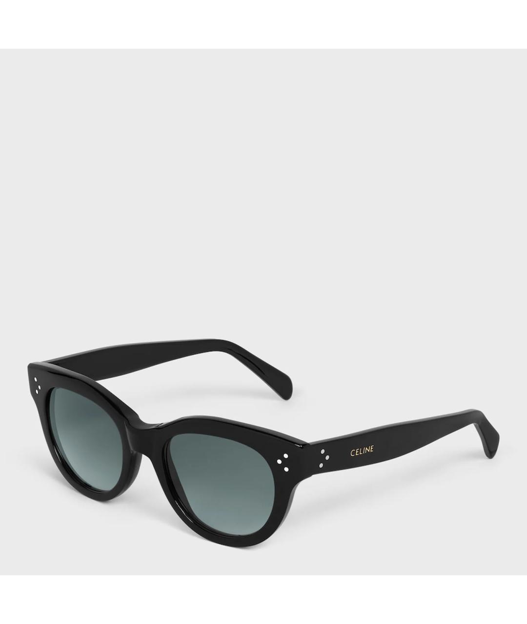 CELINE Черные пластиковые солнцезащитные очки, фото 2