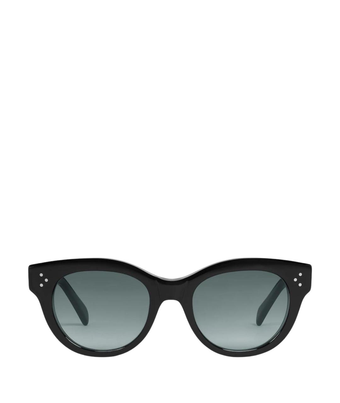 CELINE Черные пластиковые солнцезащитные очки, фото 1