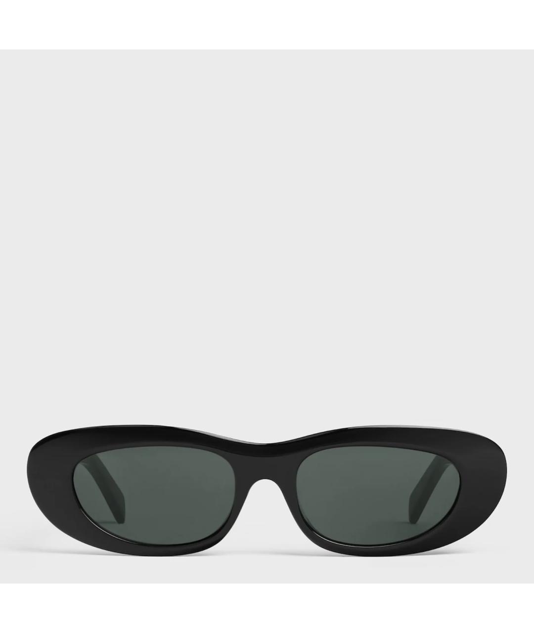 CELINE Черные пластиковые солнцезащитные очки, фото 3