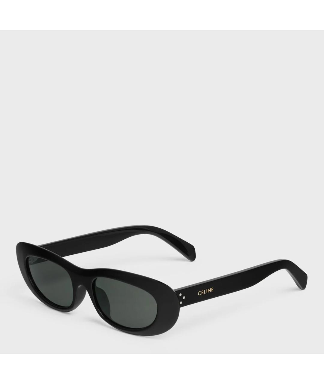CELINE Черные пластиковые солнцезащитные очки, фото 2