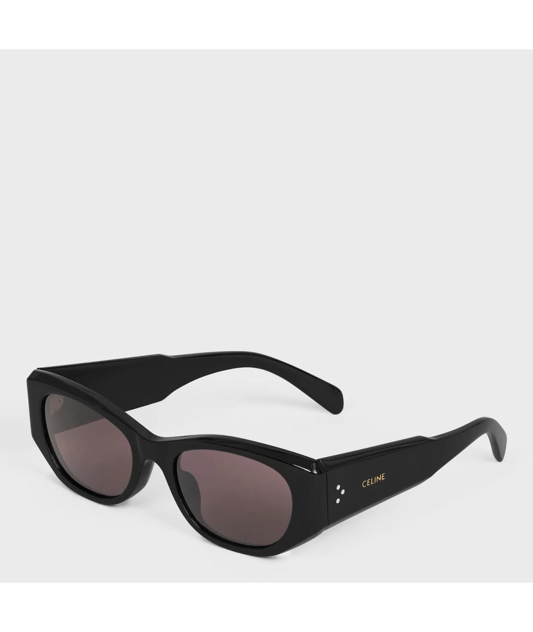 CELINE Черные пластиковые солнцезащитные очки, фото 2