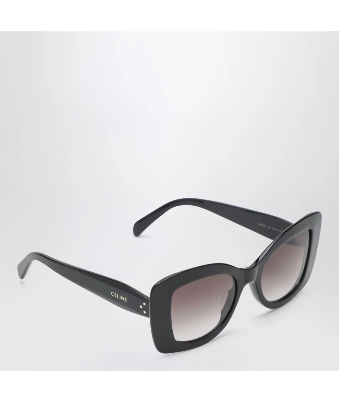 CELINE Черные пластиковые солнцезащитные очки, фото 2