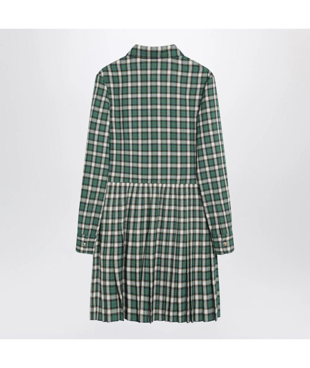 CELINE Мульти шерстяное повседневное платье, фото 2