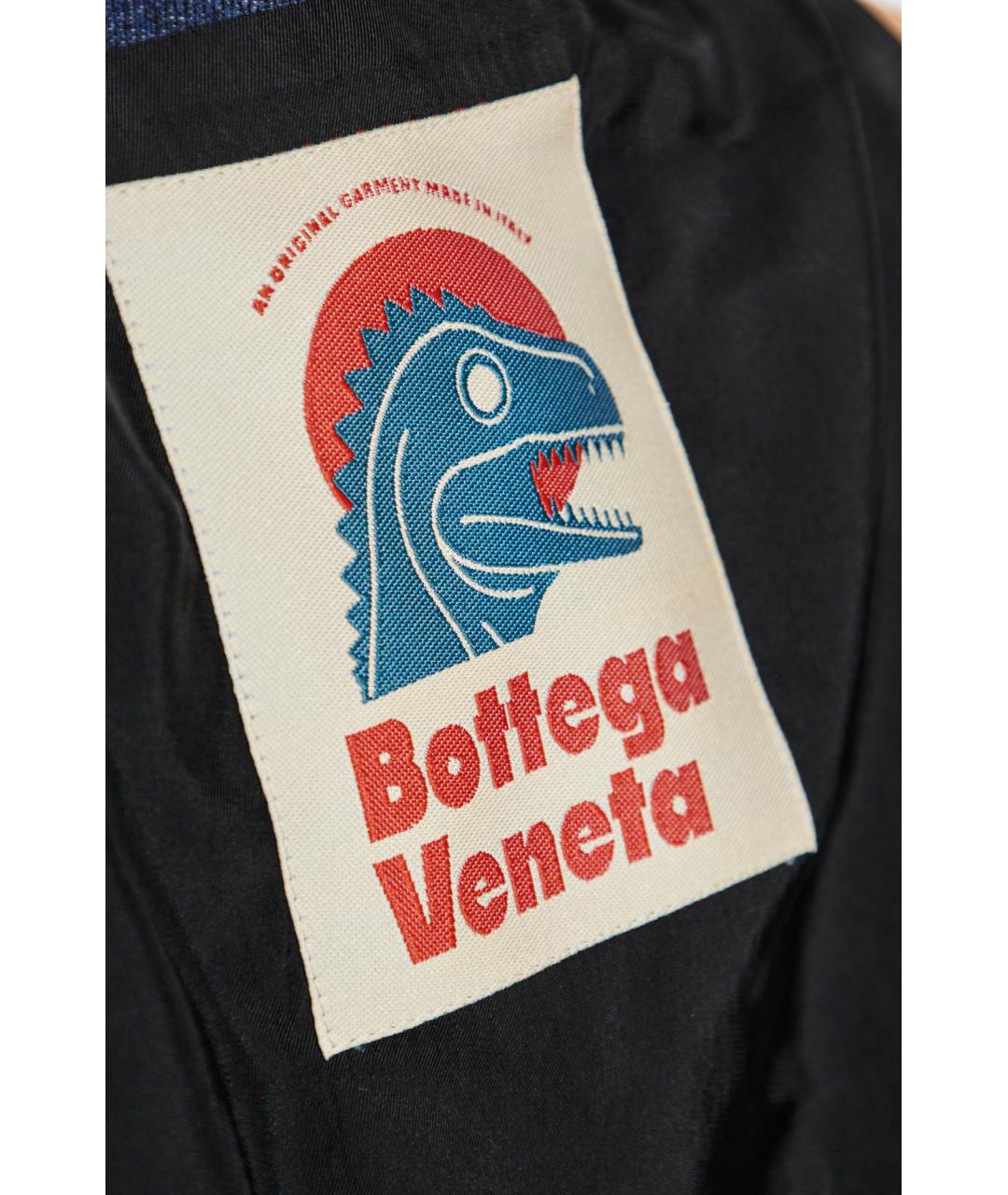 BOTTEGA VENETA Синий шерстяной жилет, фото 5