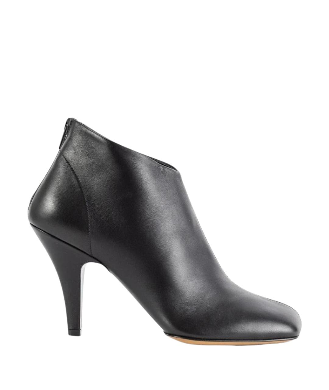 PHOEBE PHILO Черные кожаные туфли, фото 1