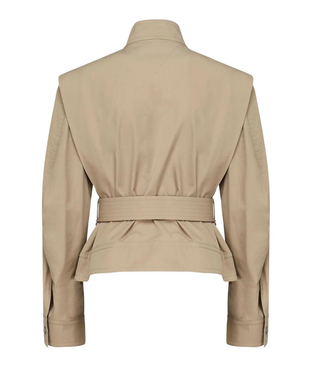 BOTTEGA VENETA Бежевая хлопковая куртка, фото 2
