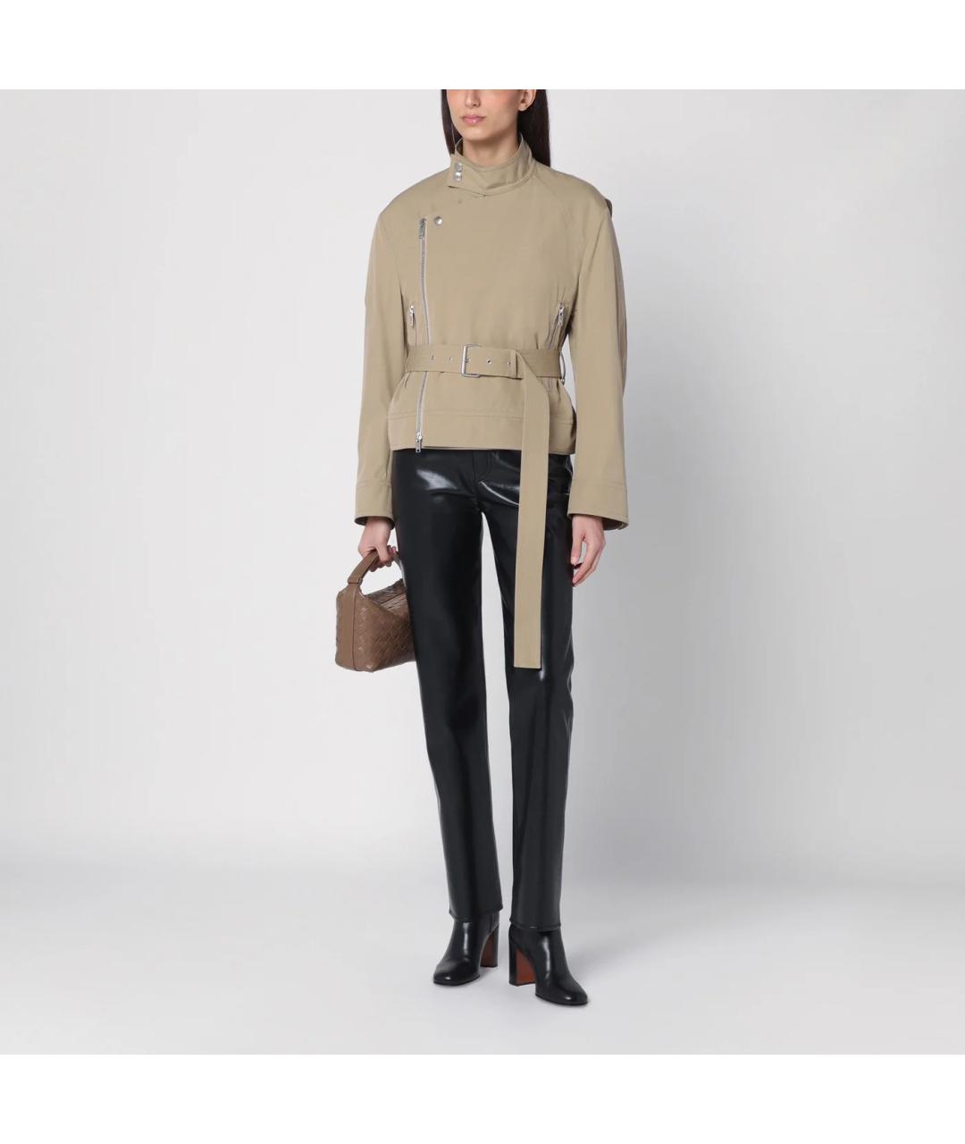 BOTTEGA VENETA Бежевая хлопковая куртка, фото 4