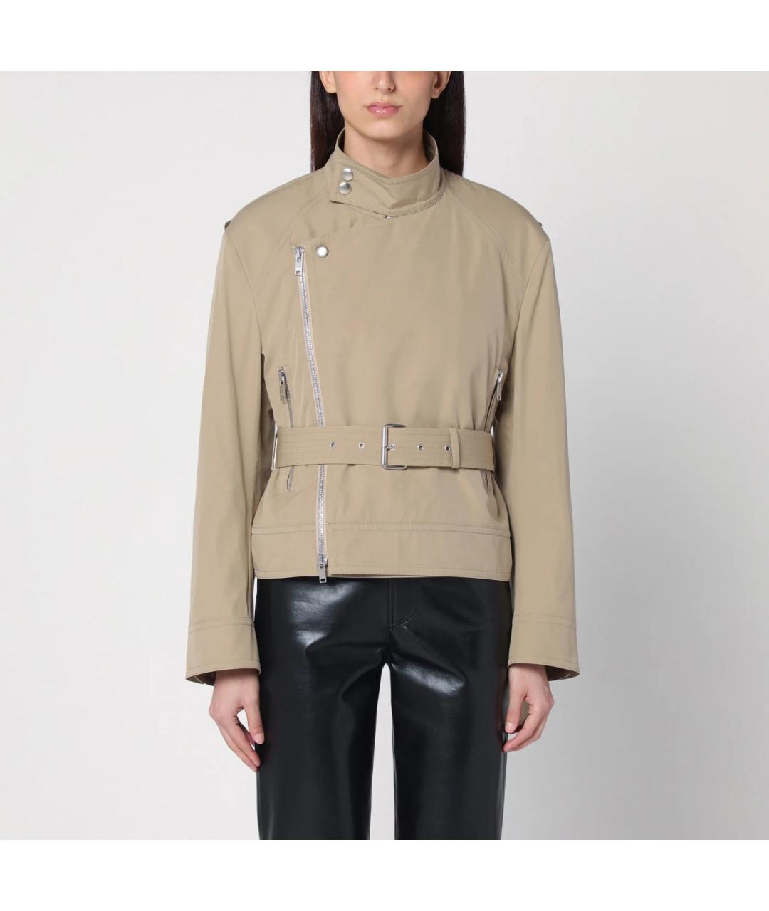 BOTTEGA VENETA Бежевая хлопковая куртка, фото 3