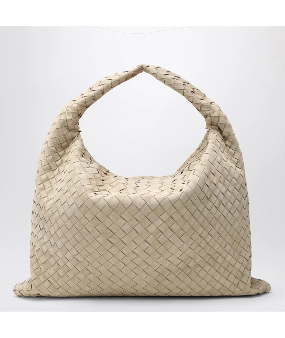 BOTTEGA VENETA Бежевая замшевая сумка через плечо, фото 3