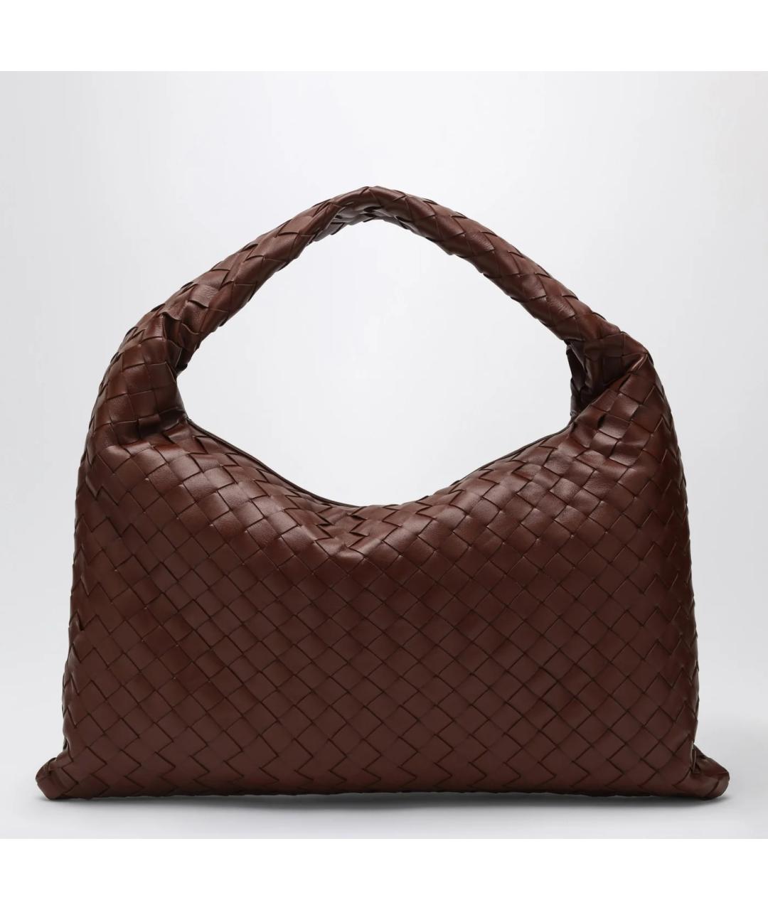 BOTTEGA VENETA Коричневая кожаная сумка через плечо, фото 3