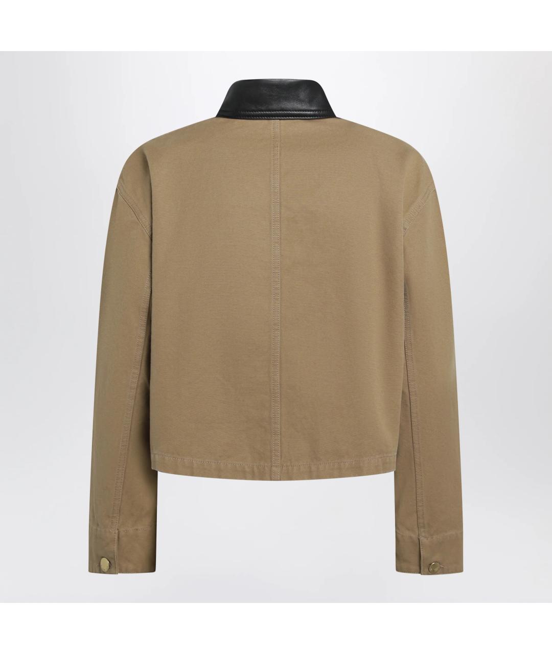 BALENCIAGA Бежевая хлопковая куртка, фото 2