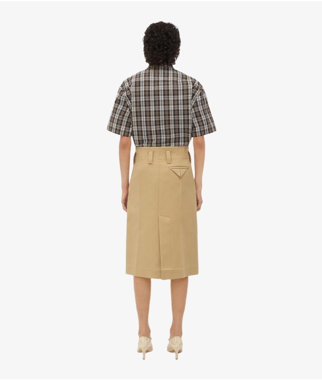 BOTTEGA VENETA Бежевая хлопковая дорожная/спортивная сумка, фото 3