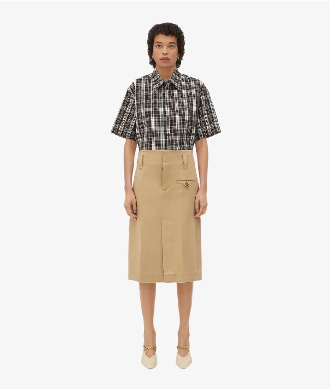 BOTTEGA VENETA Бежевая хлопковая дорожная/спортивная сумка, фото 2