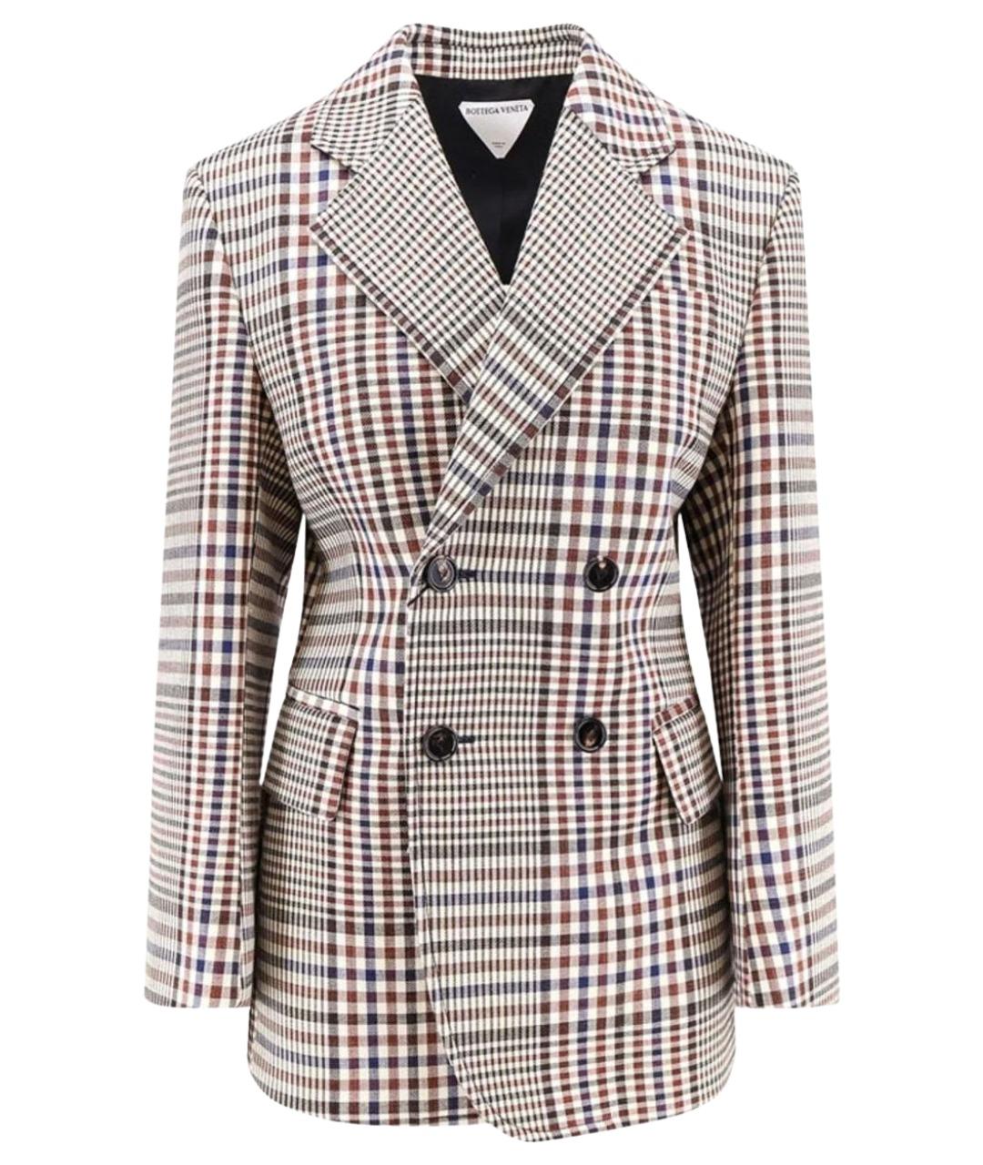 BOTTEGA VENETA Мульти хлопковый жакет/пиджак, фото 1