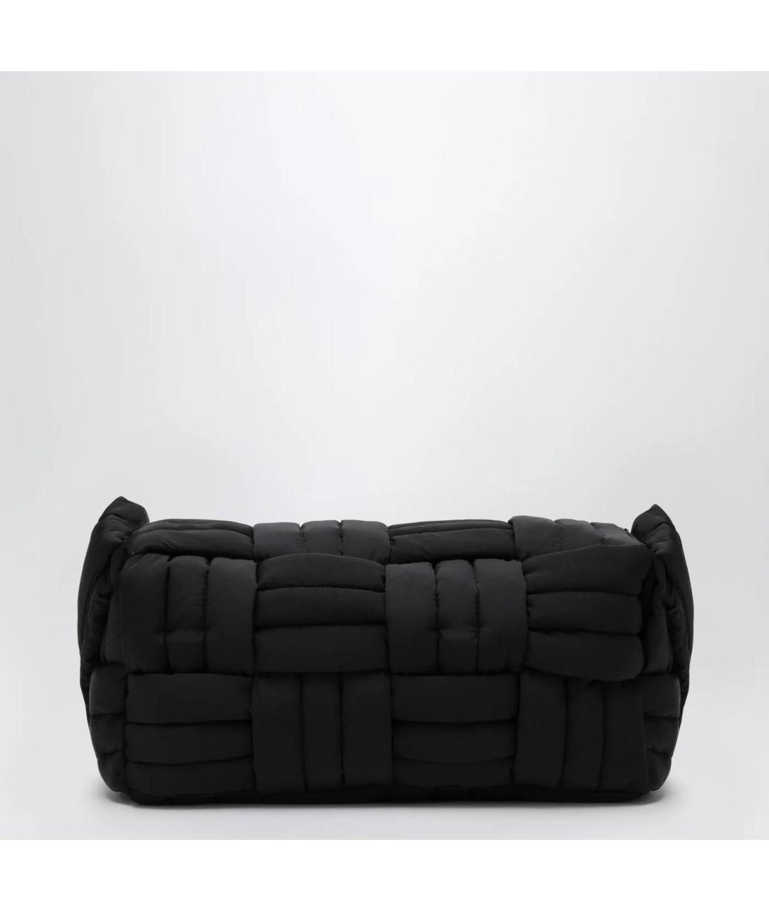 BOTTEGA VENETA Черная тканевая сумка на плечо, фото 3