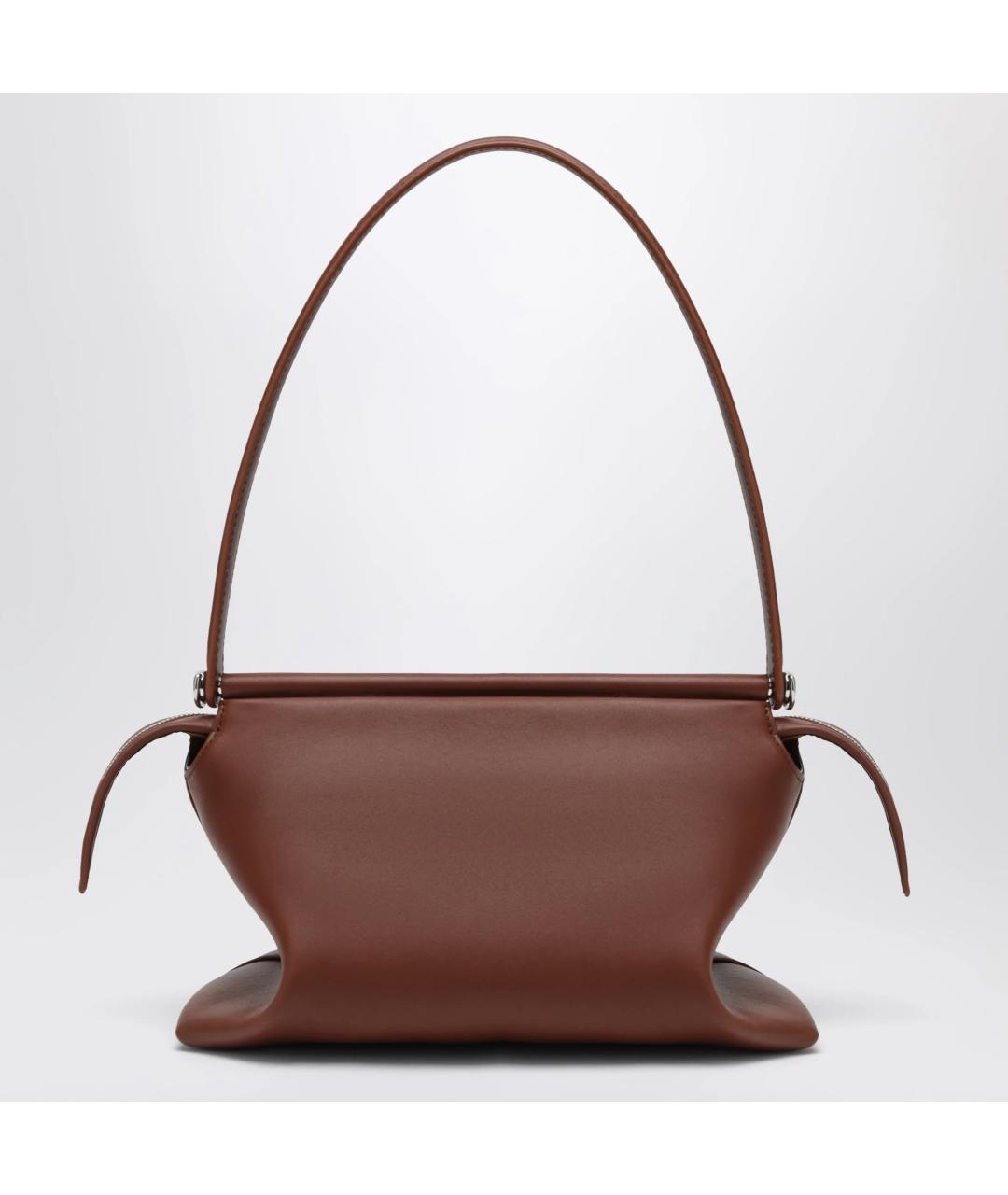 LOEWE Коричневая кожаная сумка через плечо, фото 2