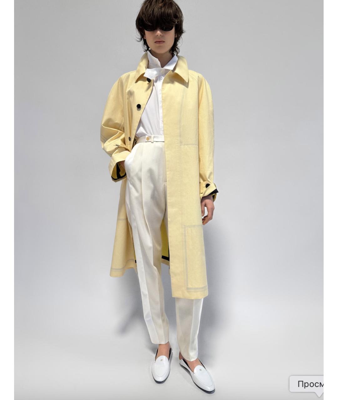 CELINE Белые кожаные лоферы, фото 2