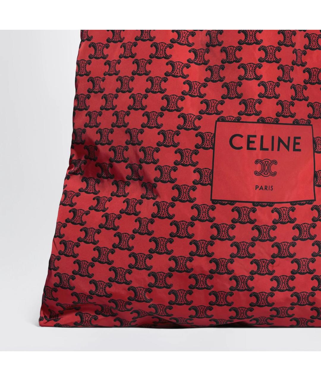 CELINE Красная нейлоновая сумка тоут, фото 2