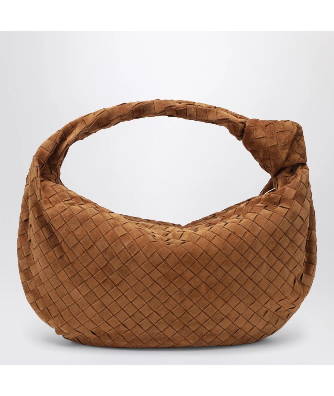 BOTTEGA VENETA Коричневая замшевая сумка через плечо, фото 3
