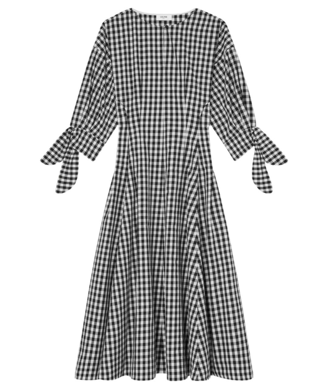 CELINE Мульти хлопковое повседневное платье, фото 1