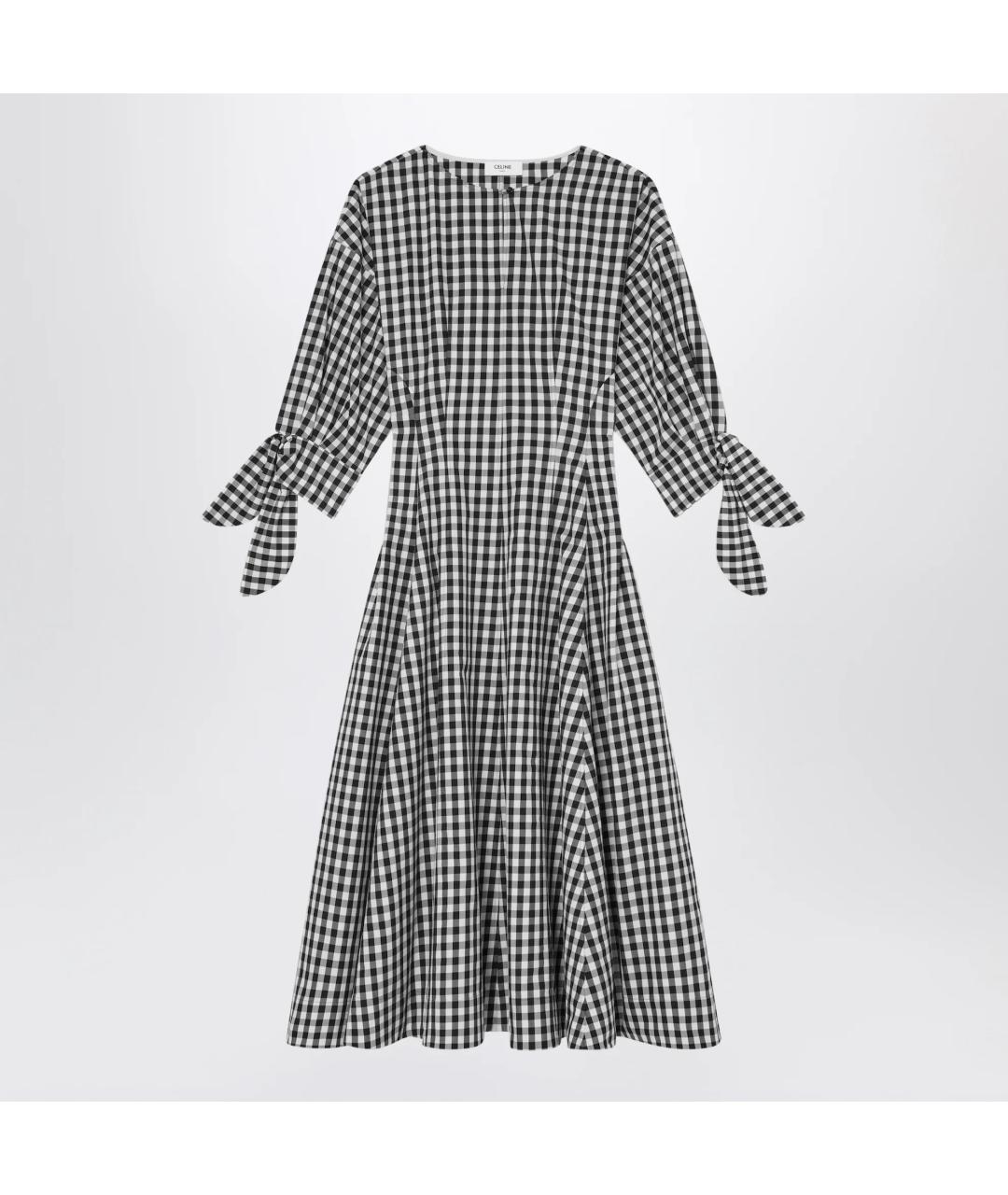 CELINE Мульти хлопковое повседневное платье, фото 3
