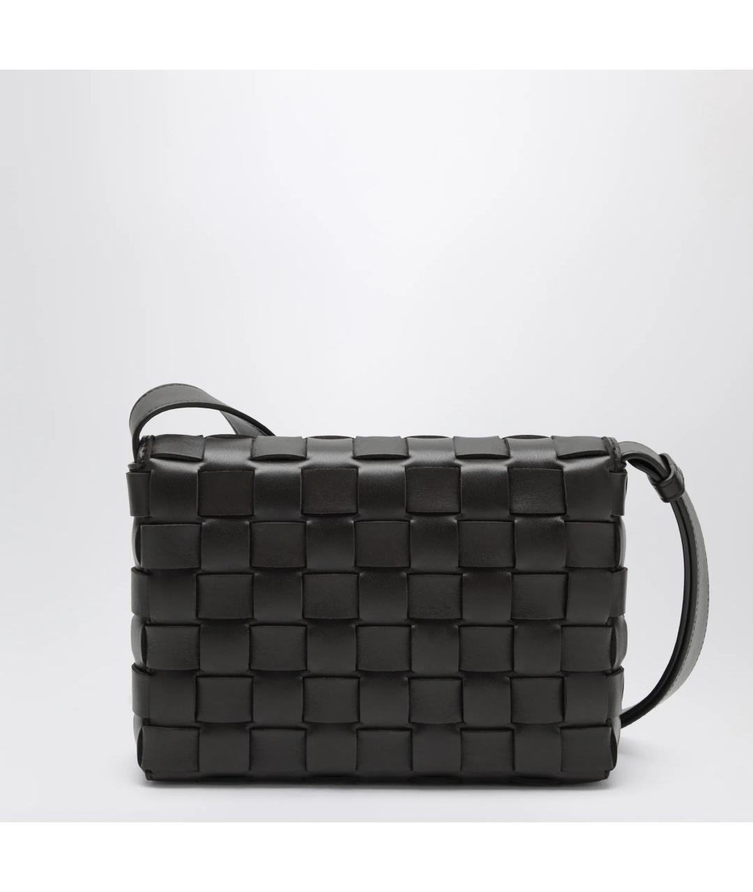 BOTTEGA VENETA Коричневая кожаная сумка на плечо, фото 3
