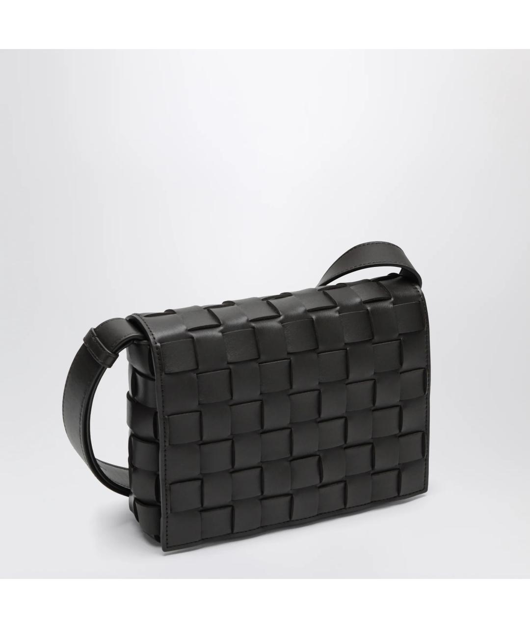 BOTTEGA VENETA Коричневая кожаная сумка на плечо, фото 2