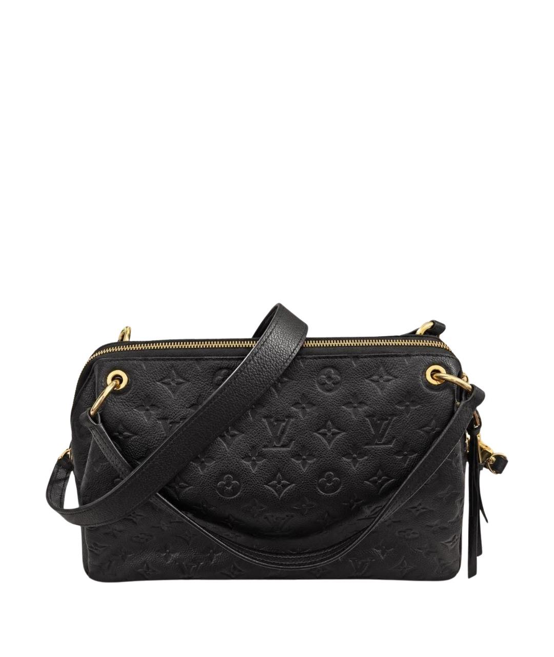 LOUIS VUITTON Черная кожаная сумка через плечо, фото 1